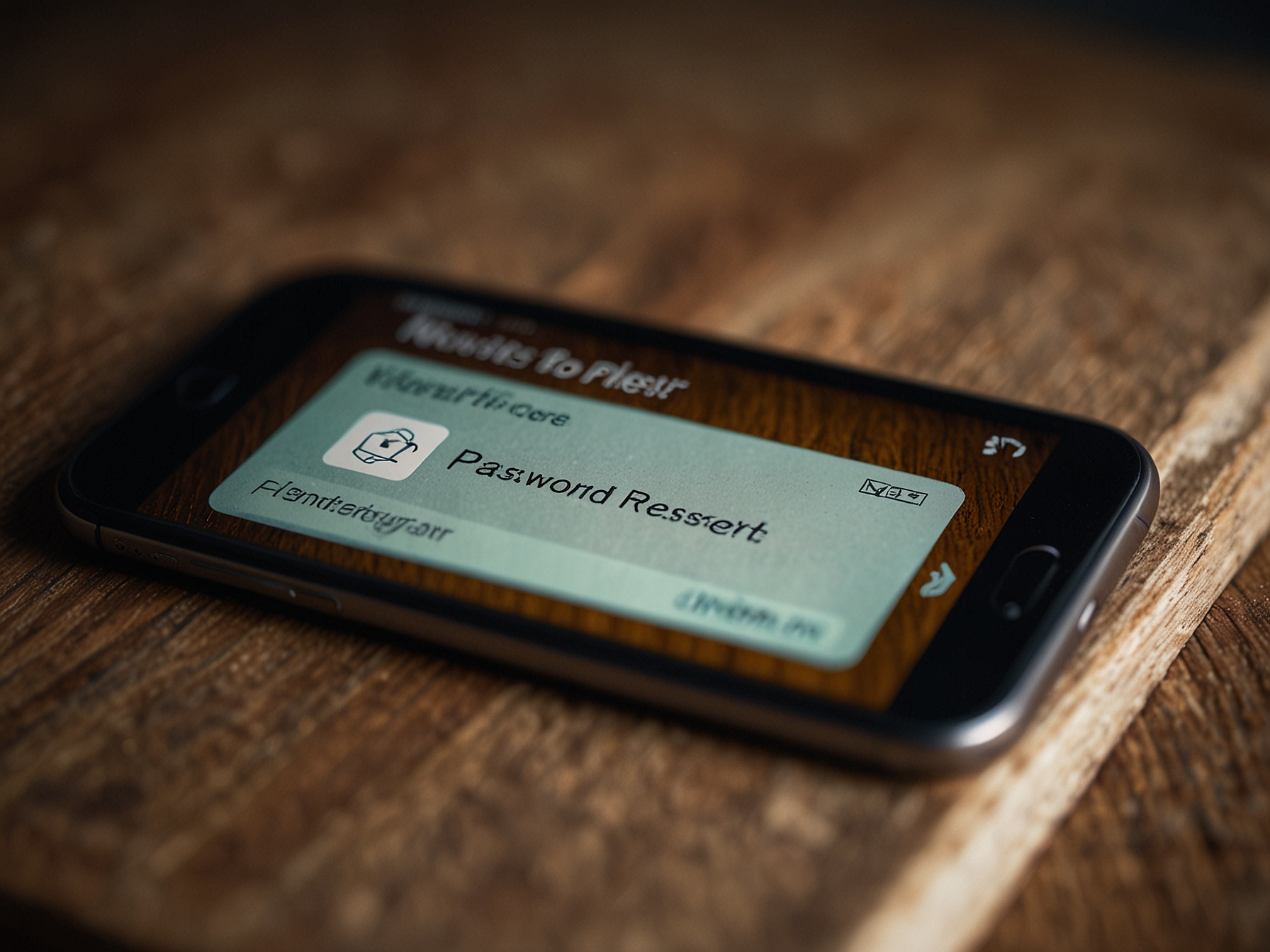 Notificación de restablecimiento de contraseña